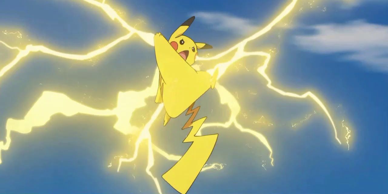 Attaque électrique Pokemon Pikachu