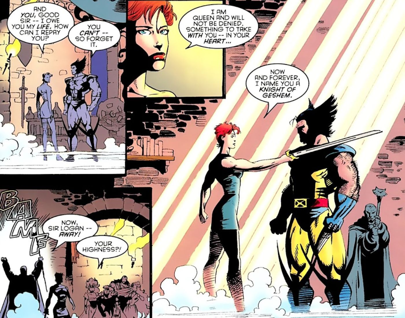 Wolverine fait chevalier