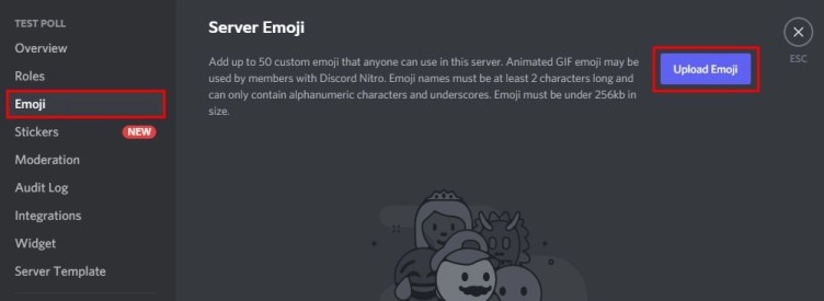 Téléchargez les emoji du serveur sur Discord