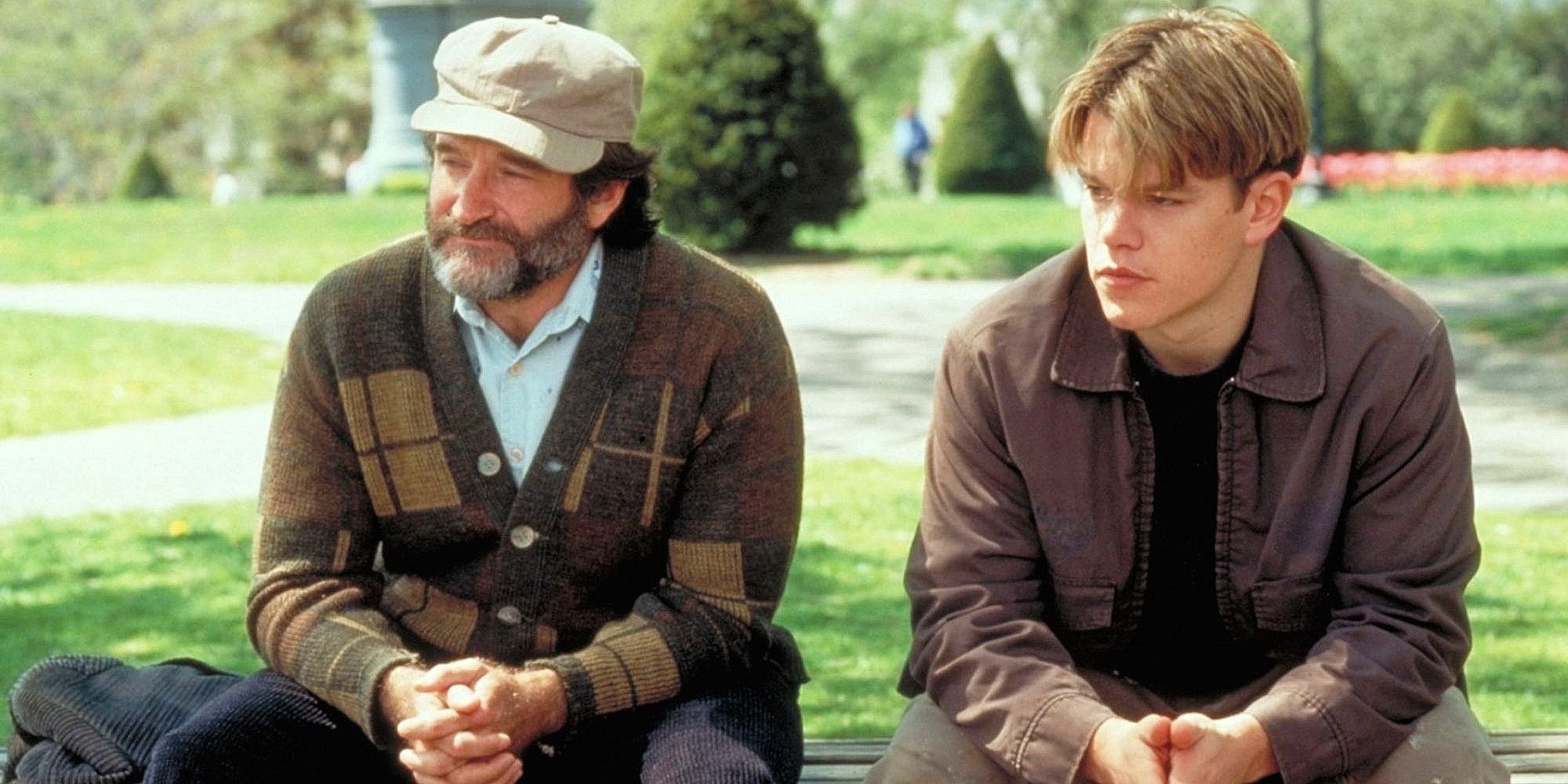 Robin Williams et Matt Damon dans Good Will Hunting (1997)