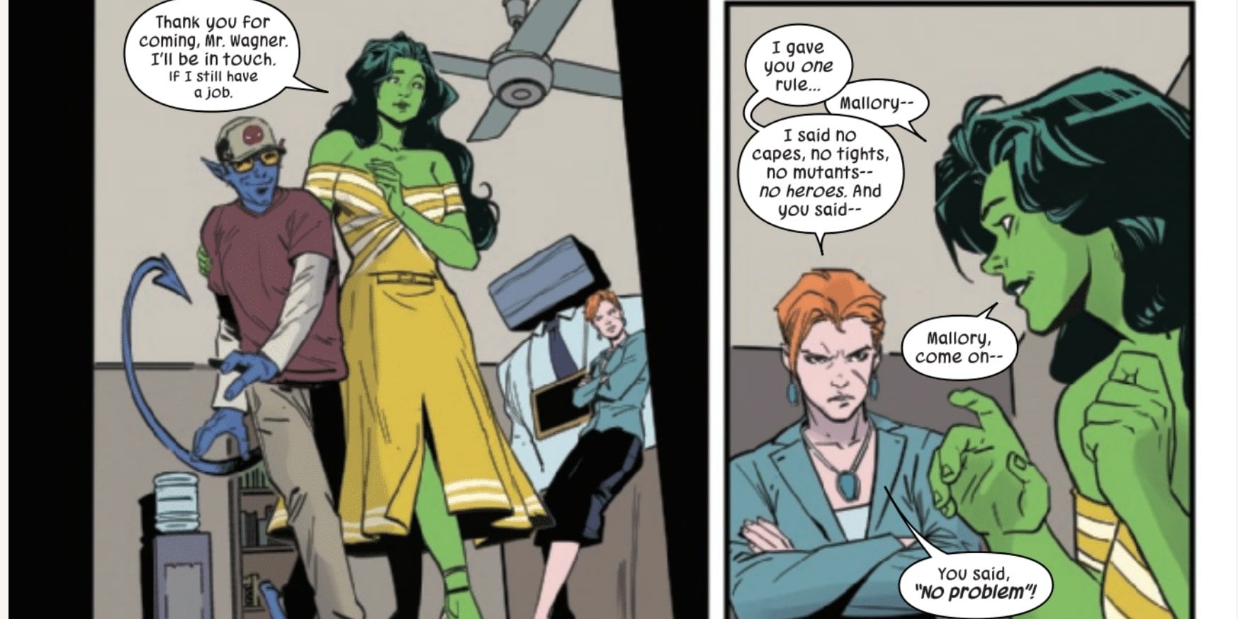 She-Hulk s'inquiète pour son travail dans She-Hulk #6