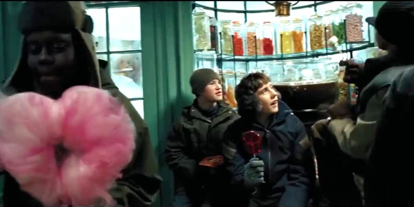 Neville avec une sucette au goût de sang, Harry Potter