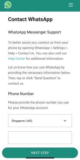 Ce compte n'est pas autorisé à utiliser WhatsApp