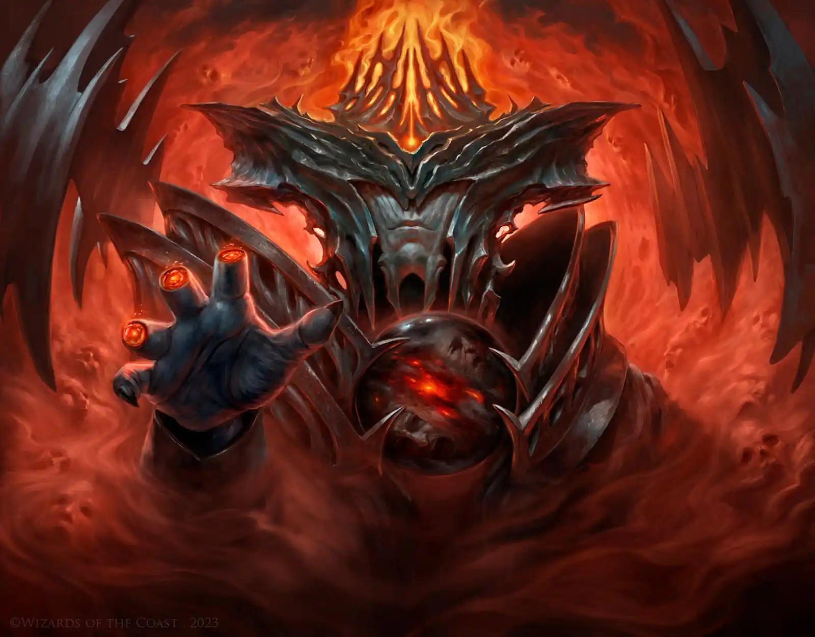 Image de Sauron, l'œil sans paupières par Yigit Koroglu dans l'ensemble MTG Le Seigneur des Anneaux