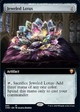 Image de lotus multicolores via la carte Jeweled Lotus Commander Legends MTG