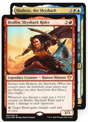 Brallin, Skyshark Rider et Shabraz, le Skyshark