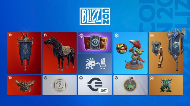Tous les éléments du pack épique de la BlizzCon 2023