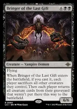 Bringer of the Last Gift est un démon vampire de LCI qui peut modifier le jeu.