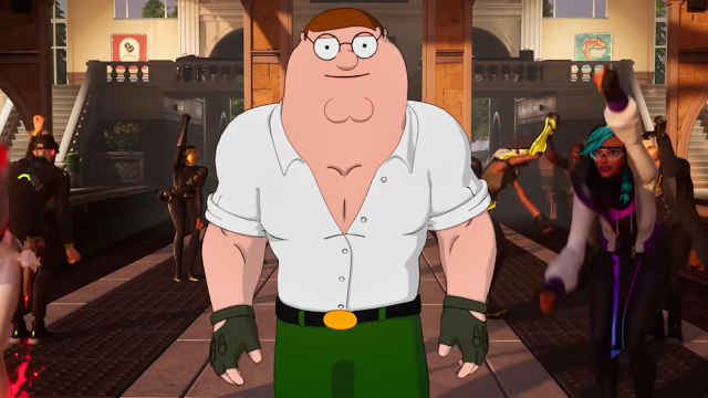 Peter Griffin dans la collaboration Fortnite Family Guy