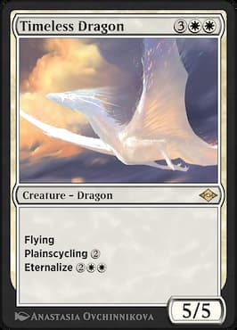 Dragon blanc volant dans le ciel