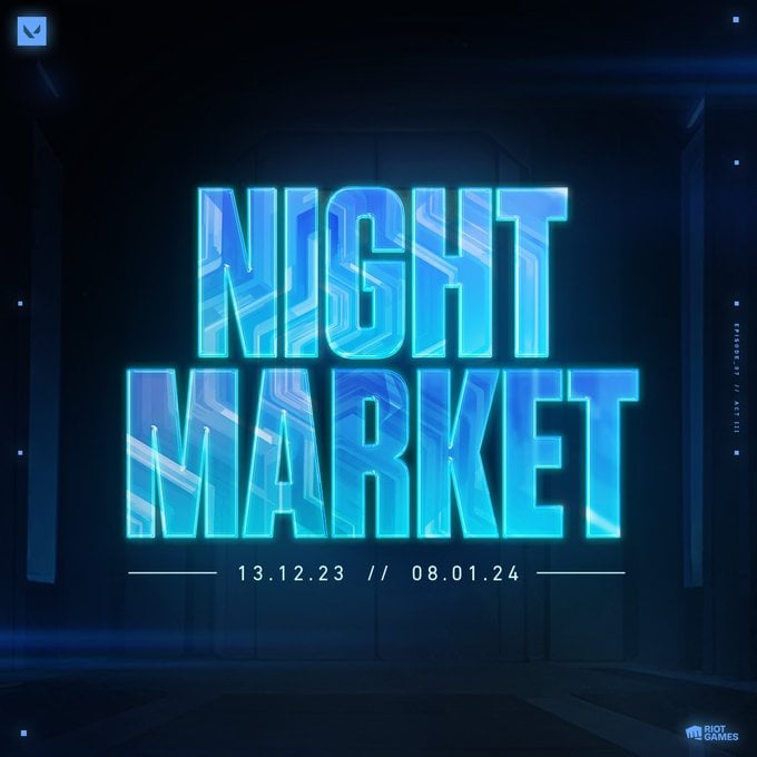 Le marché nocturne s'étend de décembre 2023 à janvier 2024.