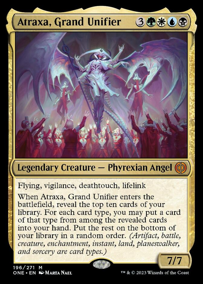 Atraxa, Grand Unificateur, une carte de Magic : The Gathering.