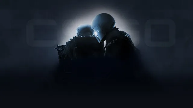 Art officiel CS:GO mettant en vedette deux contre-terroristes.